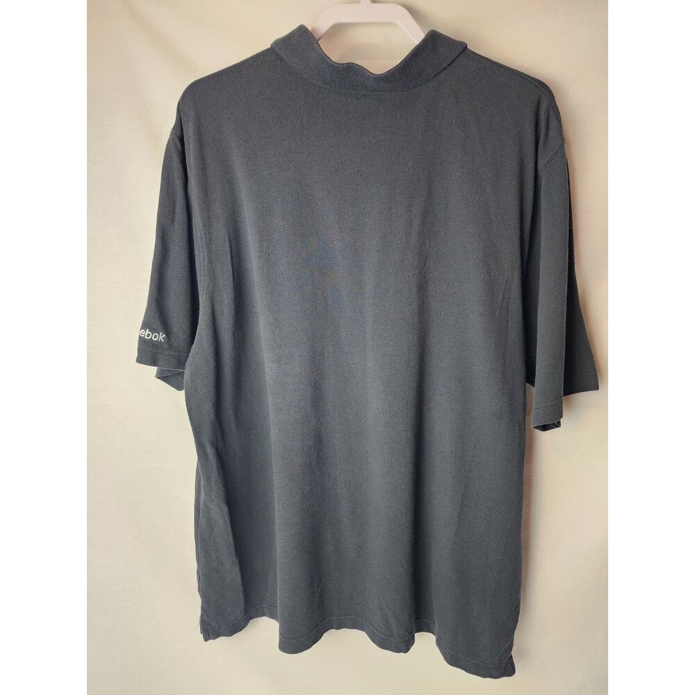 Reebok NFL New Orleans Saints Mens XL Short Sleeve Black Polo Shirt Extra Large - Picture 7 of 11